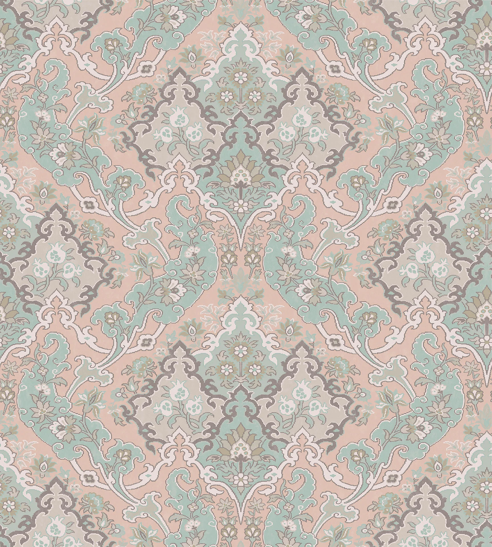 Stone & Duck Egg on Plaster Pink