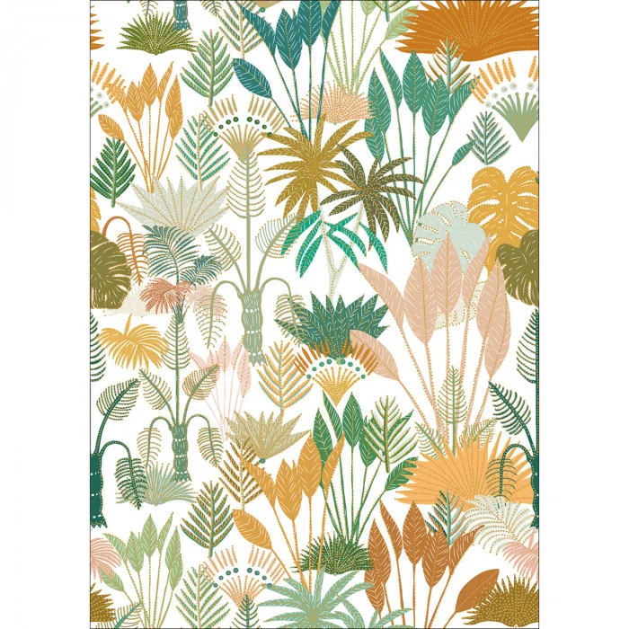 Vert jaune fond blanc