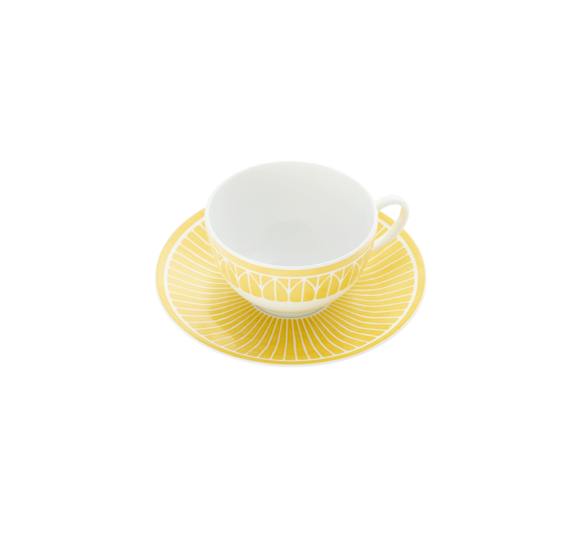 Christofle Malmaison Riviera Tee/Kaffee Tasse inkl. Untertasse