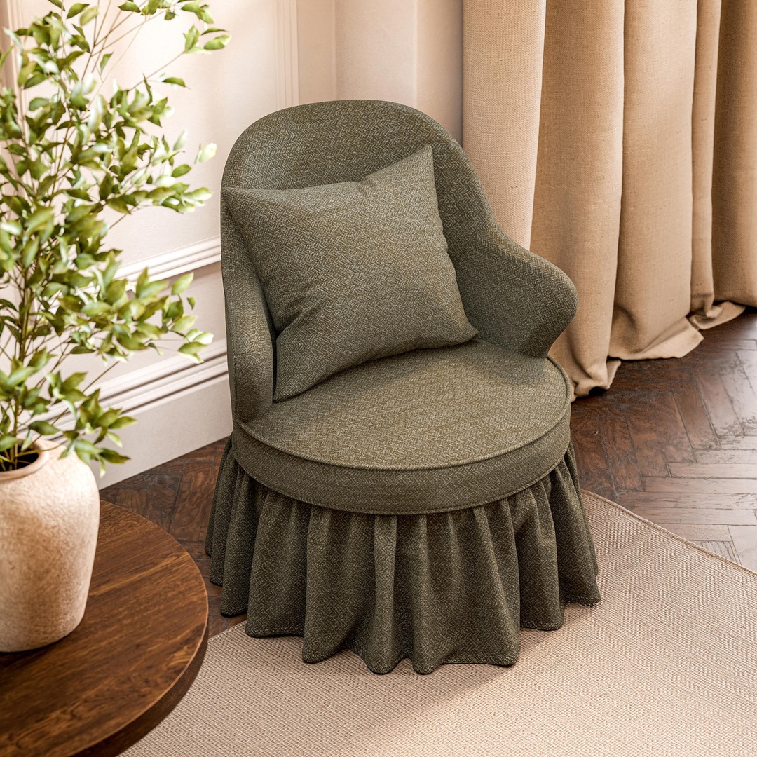 Sanderson Littlecombe Wool - Wollstoff im Fischgrat