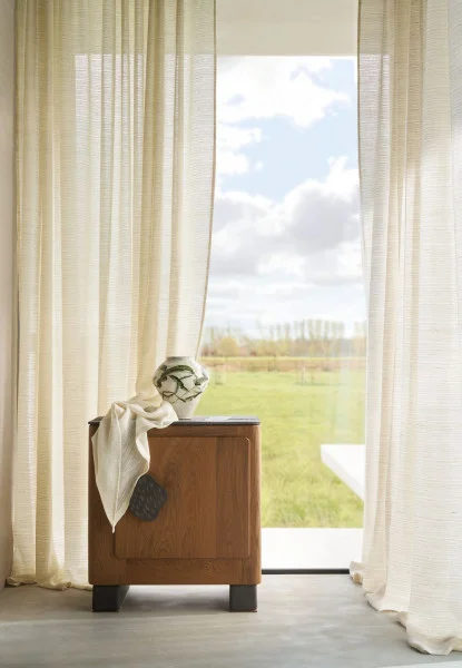 Casamance Toue Vorhangstoff aus Leinen in 307 cm Breite