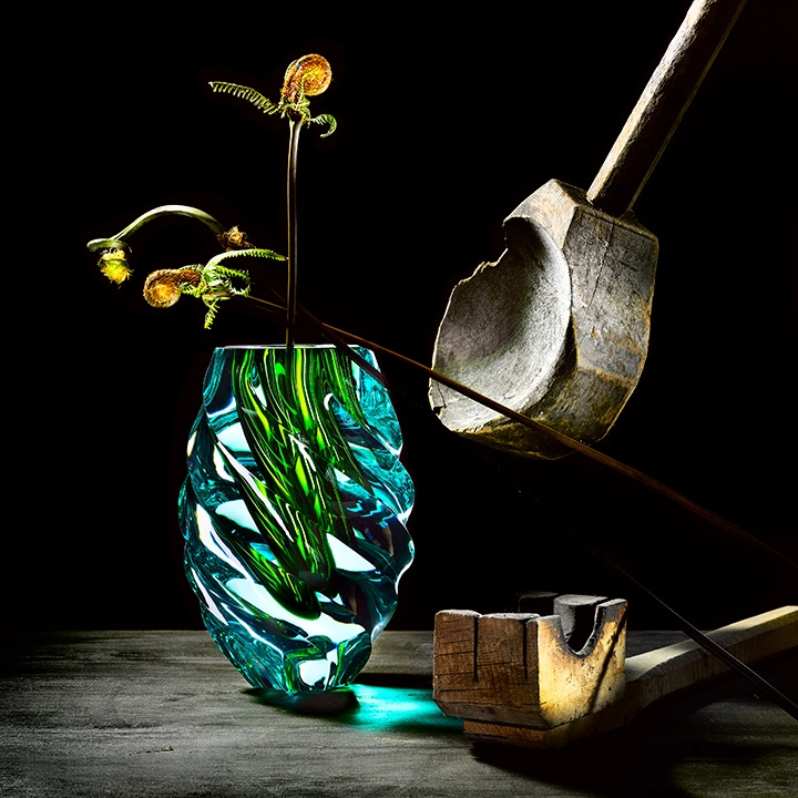 Moser Vase Twist 21cm