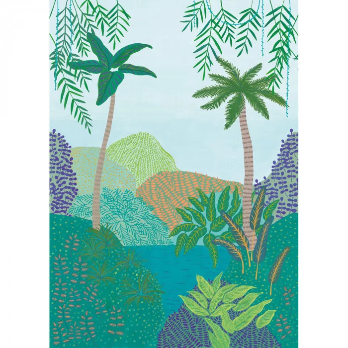 Vert emeraude/bleu vert