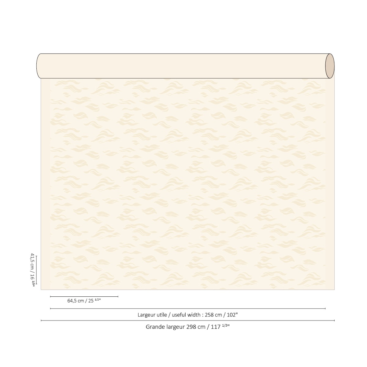 Nobilis Sogni - doppeltbreiter Voile mit Stickerei