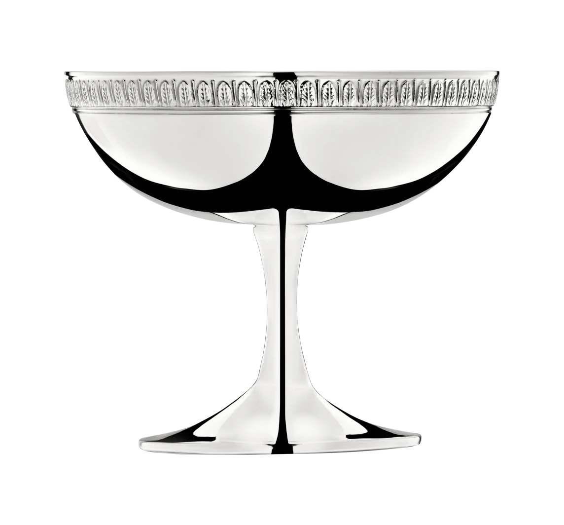 Christofle Malmaison Silver-Plated Ice Crem Bowl