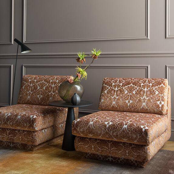 Ardecora Riflesso - Velours-Polsterstoff mit Patina-Effekt