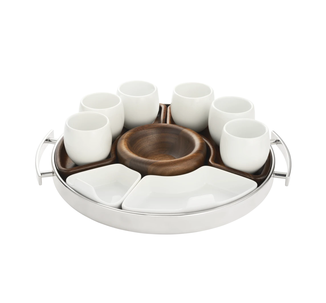 Chrisofle Mood Porzellan Espresso Becher 2-er Set