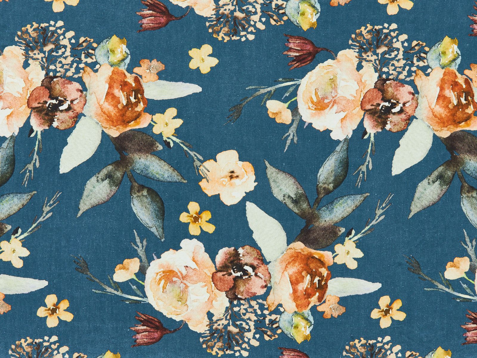 Etamine Fleurs fauves