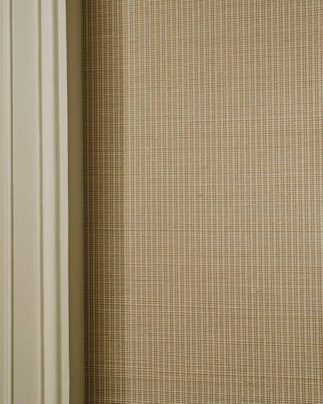 Colefax and Fowler Fleet Stripe Sisal Wallpaper