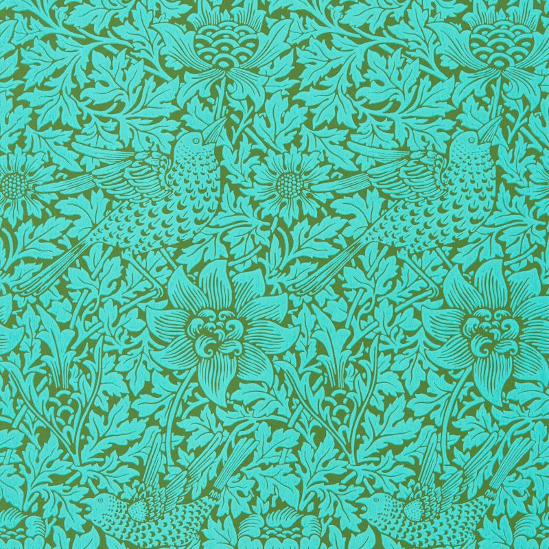 Morris & Co Bird & Anemone Wallpaper