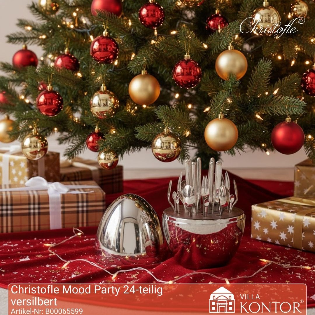 Christofle Mood Party 24-teilig versilbert – Besteckset