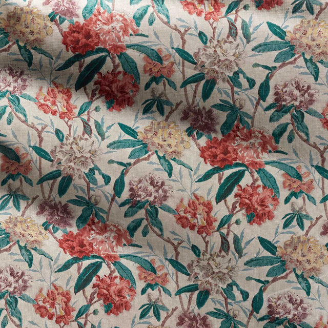 Zoffany Azalea Path - traumhafter Chintz mit Azaleen 