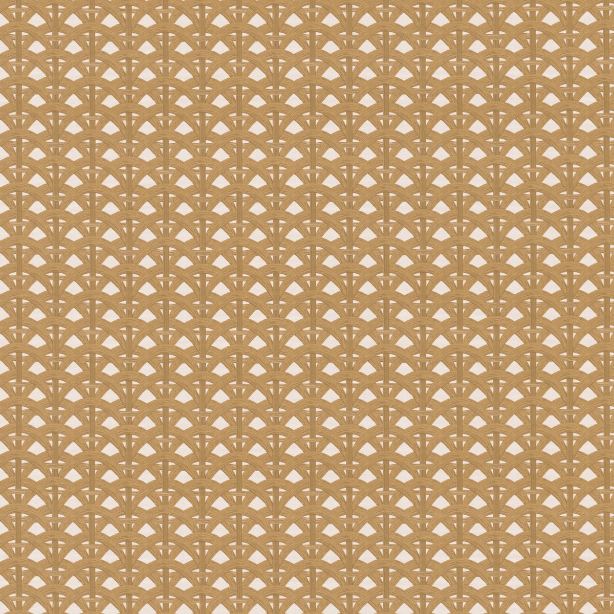 Nobilis Panier - bedruckter Baumwollstoff mit Korbgeflecht