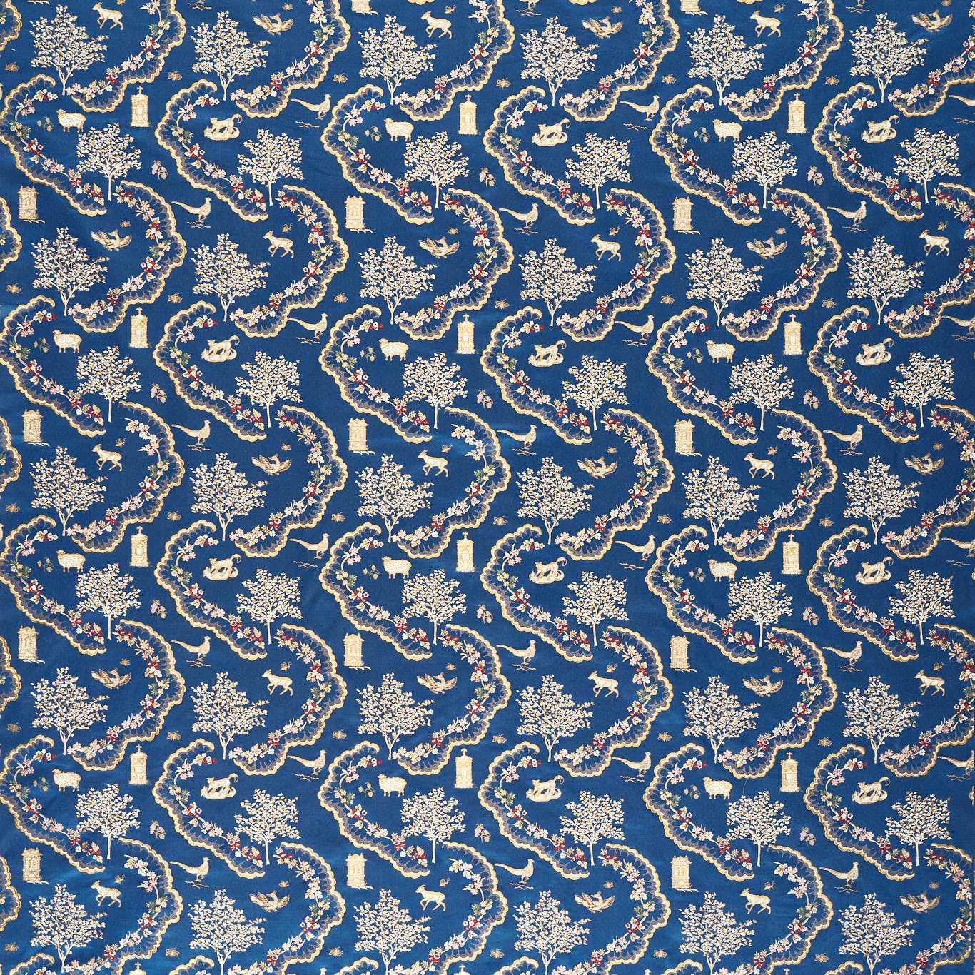 Sanderson Wildflower Meadow Brocade