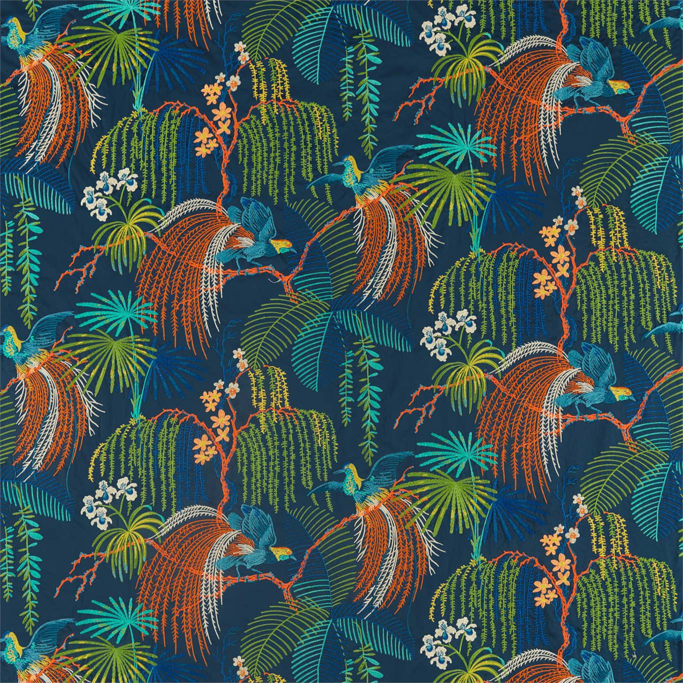 Embroidery Tropical Night