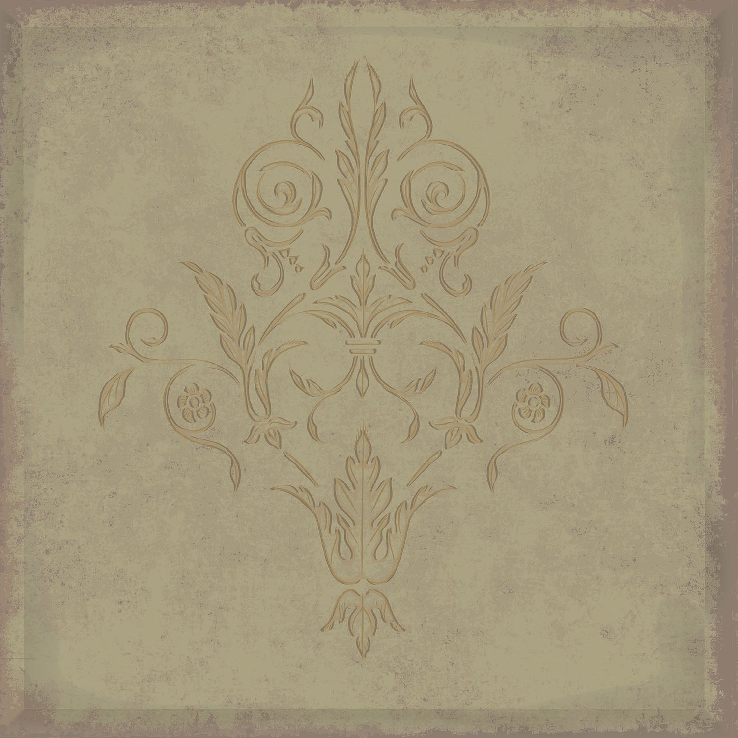 Metallic Gold on Foil