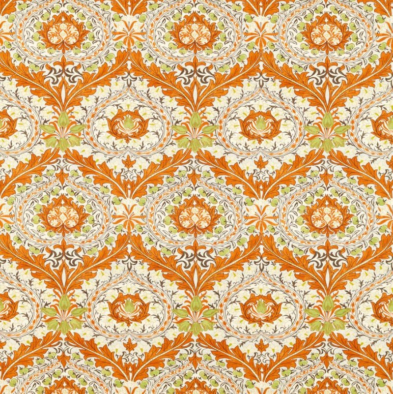 Burnt Orange/Chartreuse