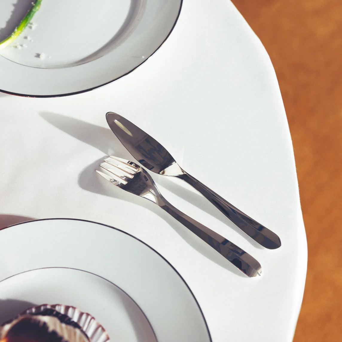 Christofle Infini Fisch-Saucen Messer versilbert