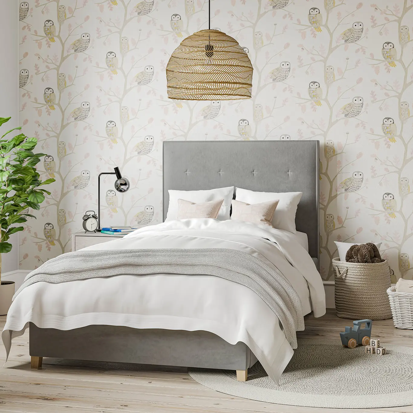 Harlequin Little Owls Wallpaper