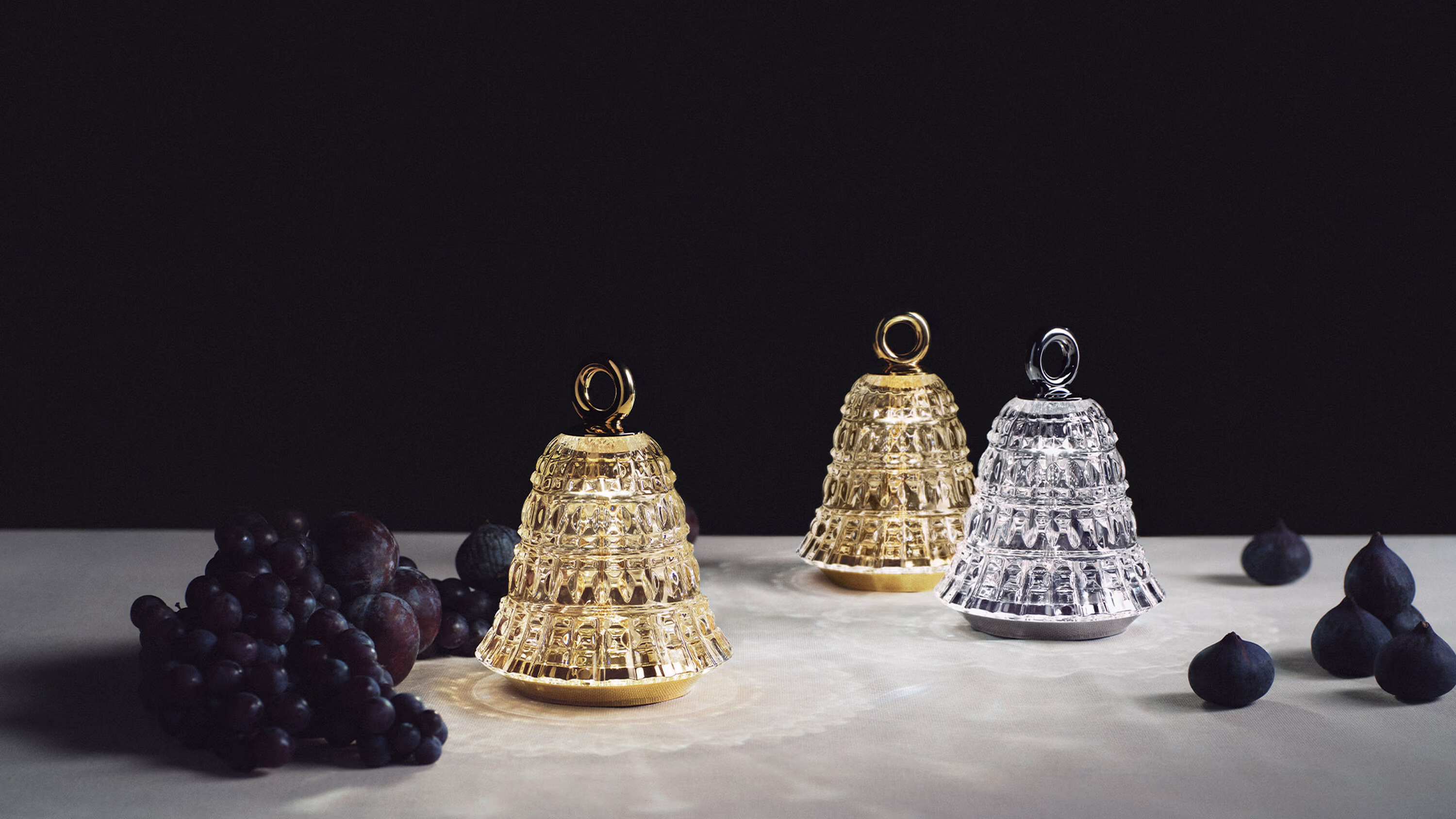 Baccarat New Antique Tragbare Lampe Gold