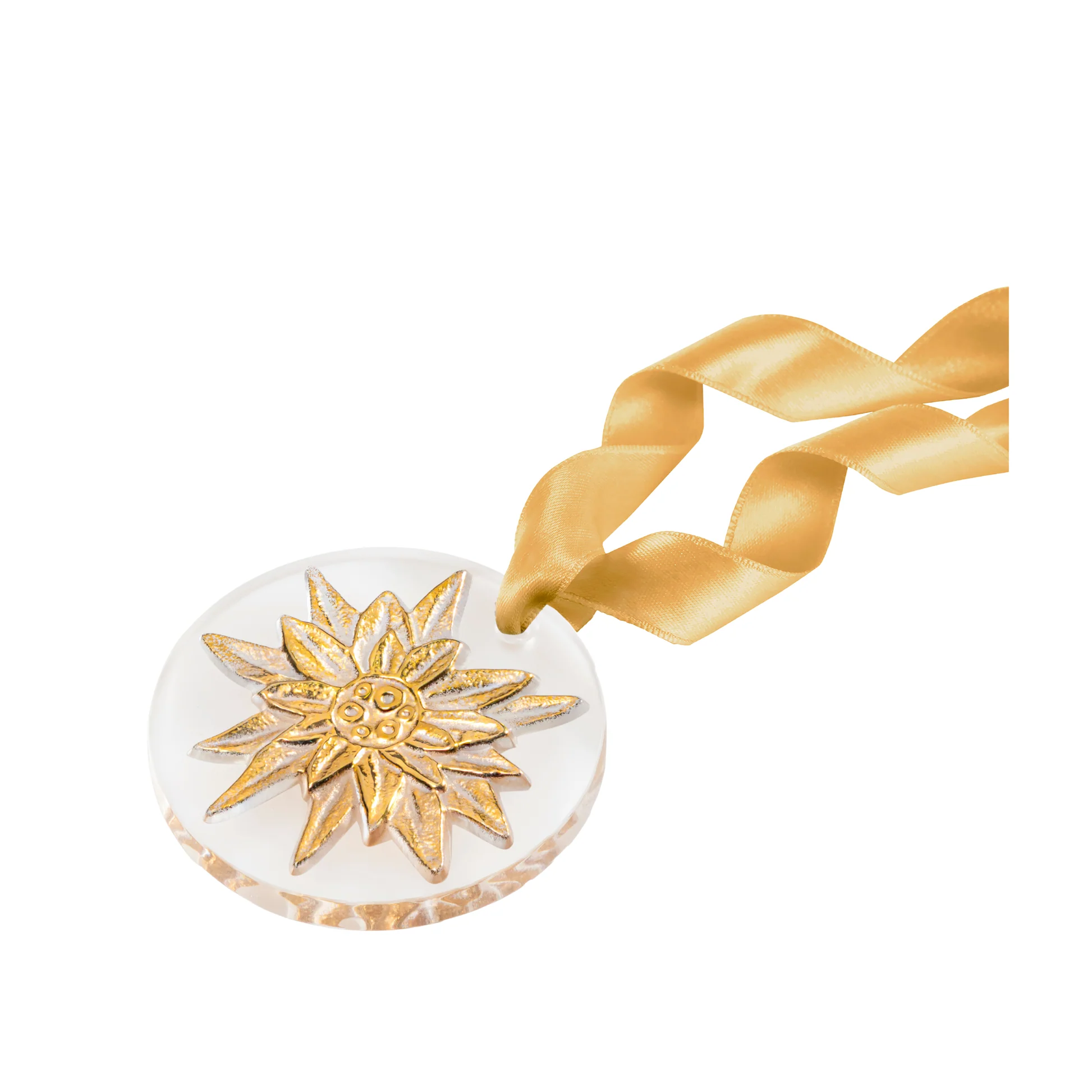 Lalique Edelweiss – Weihnachtsornament aus Kristallglas