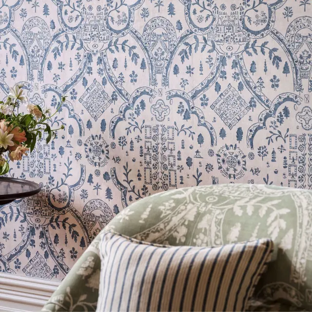 Sanderson Topiary View Wallpaper