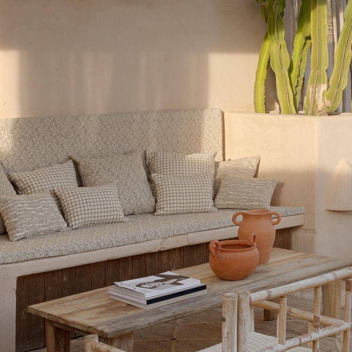 Alhambra Islote – Outdoor-Polsterstoff mit Rautenmuster