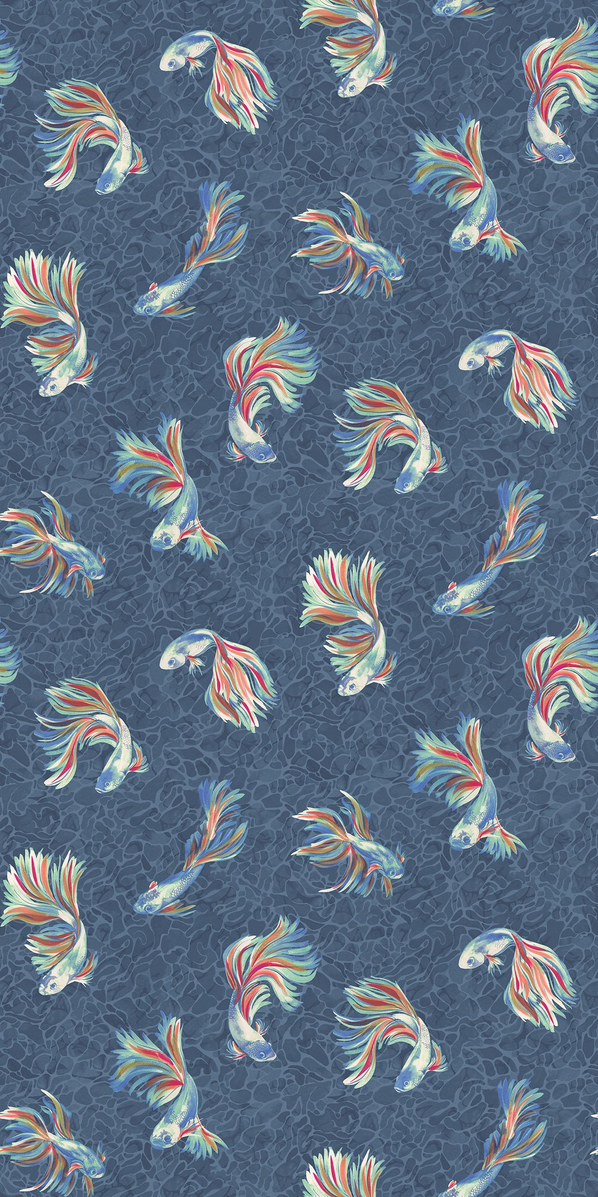 Indigo / Coral