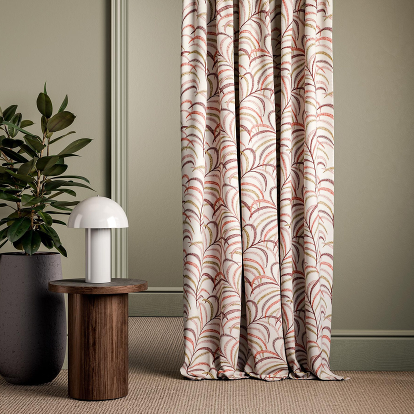  Clarke & Clarke Tibby  - Dekostoff von Design mit Palmenmotiv