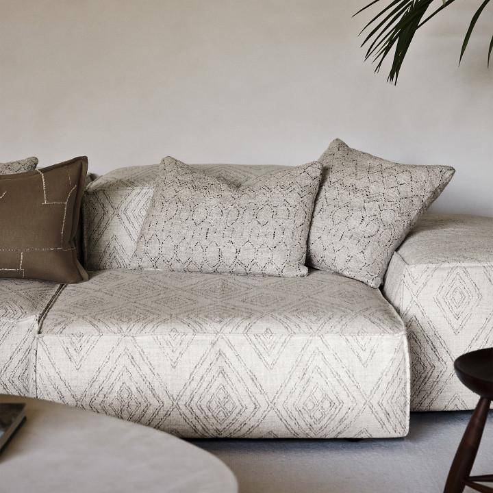 Mark Alexander Berber — Leinenstoff mit geometrischem Muster