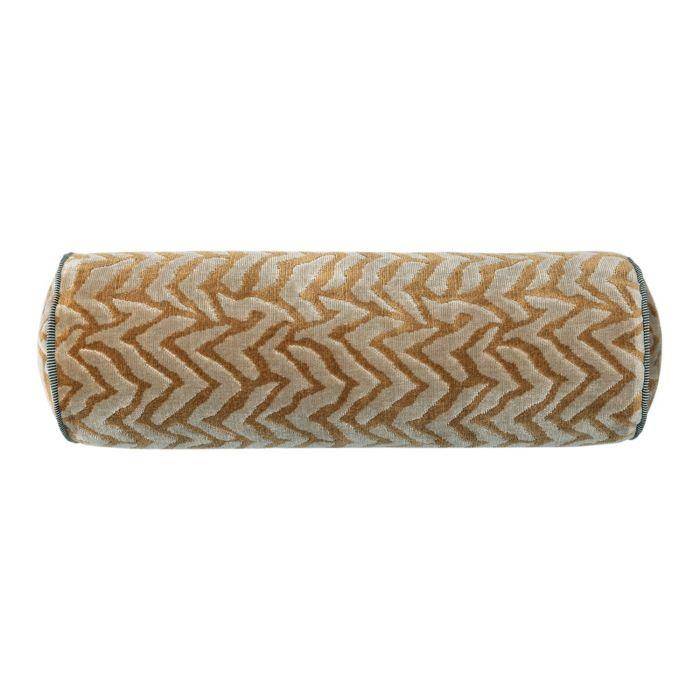 Casamance Silhouette Ocre beige 50x16 cm - Kissen mit Zebramuster