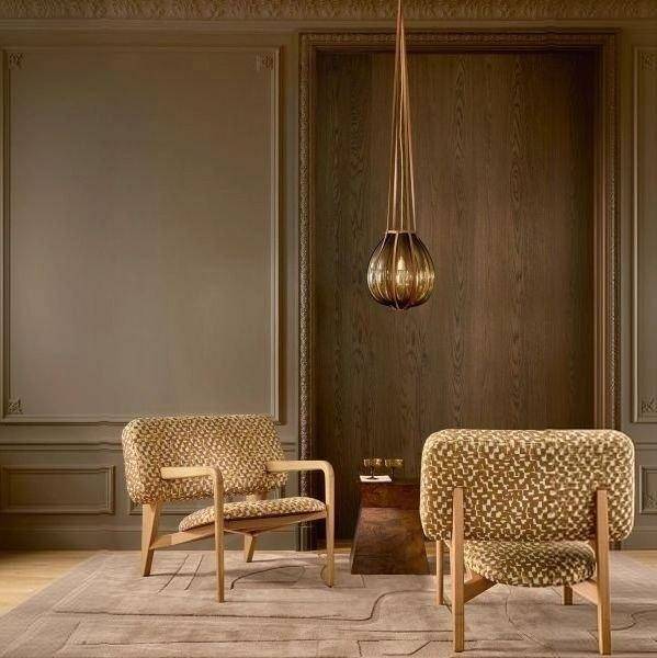 Casamance Gandin – geometrischer Jacquard-Polsterstoff