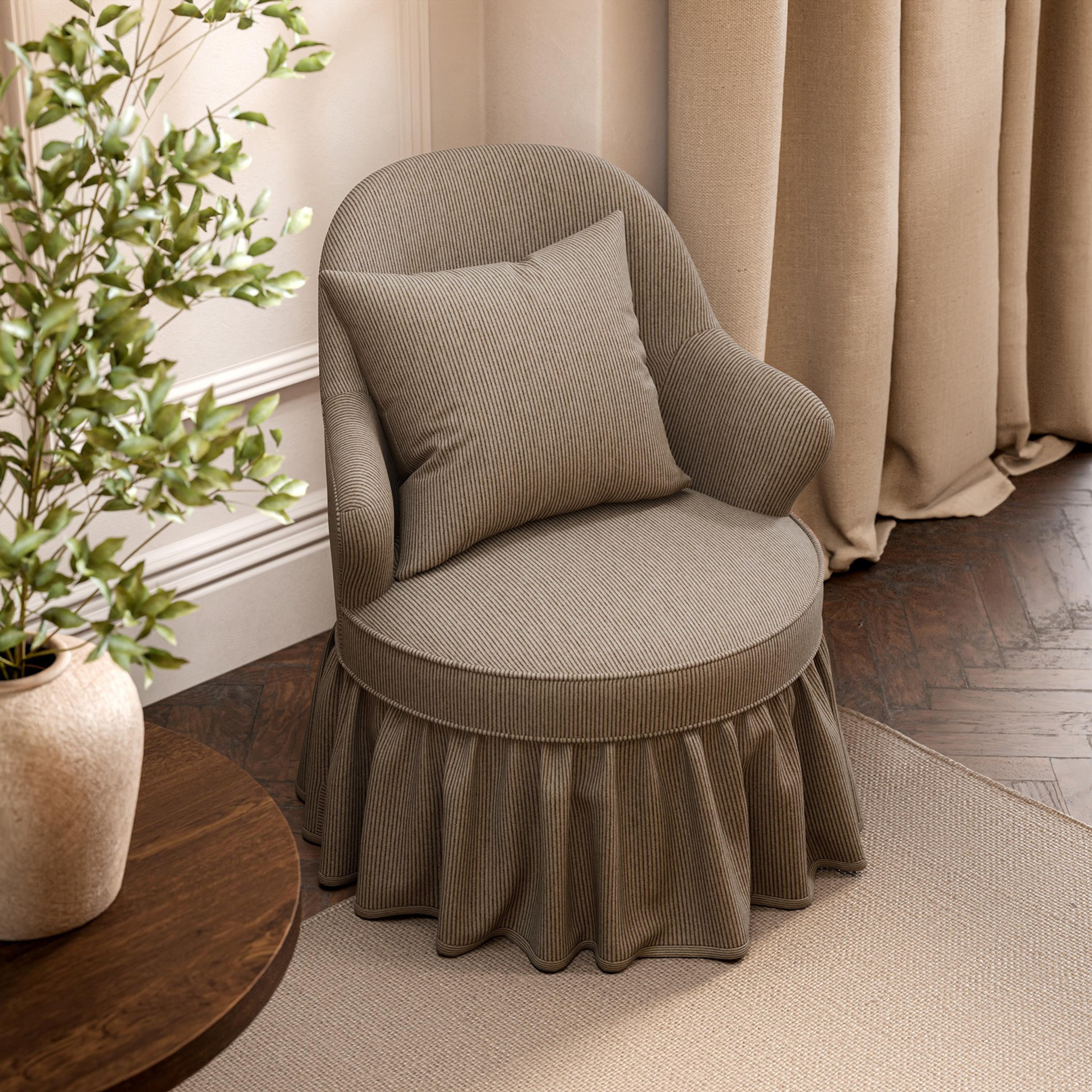 Sanderson Mayford Wool - Nadelstreifen Wollstoff