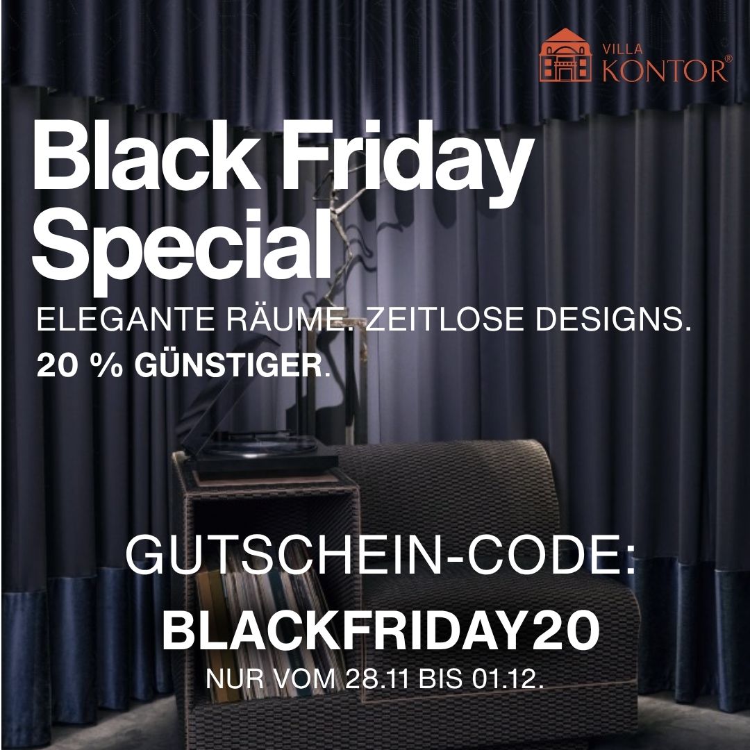 Black Friday bei Villa Kontor – Eleganz zum Vorteilspreis