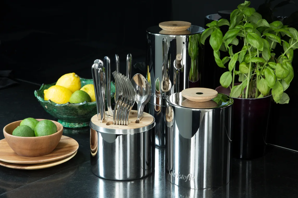 Christofle Essentiel BEsteckset 24-tlg Edelstahl in Box