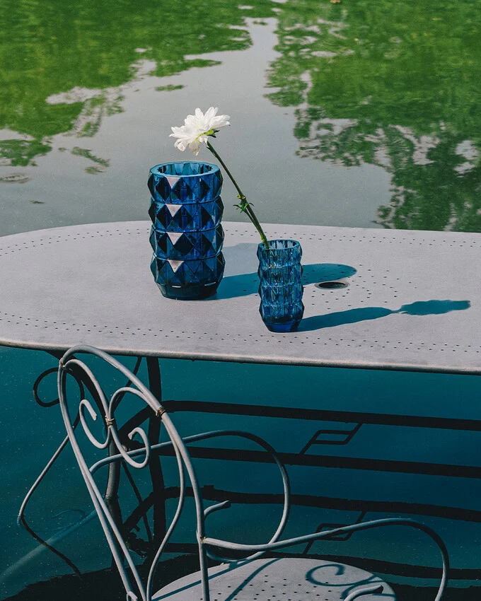 Baccarat Louxor Runde Vase 150 Midnight 