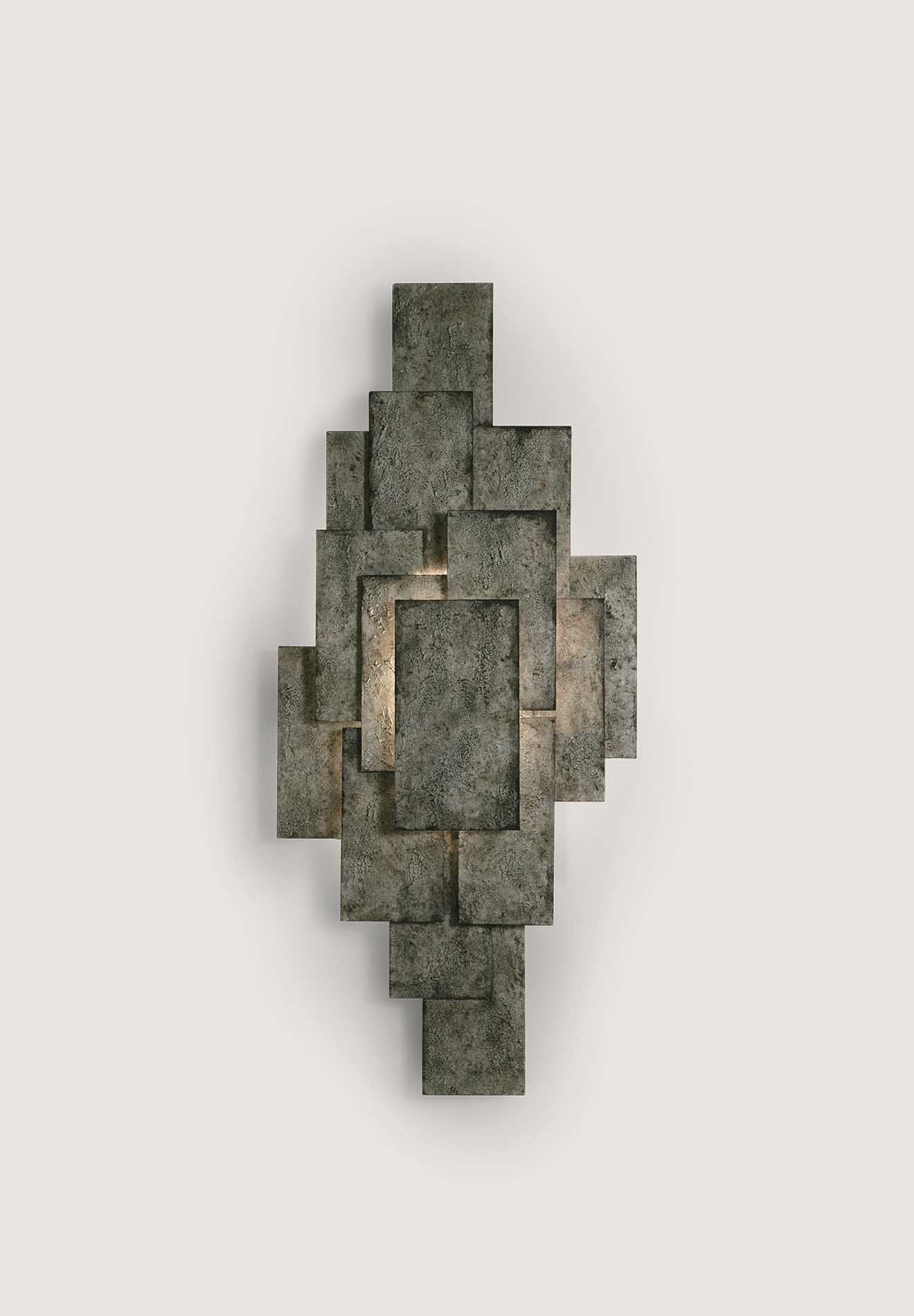 Porta Romana Steel Plates Wall Light