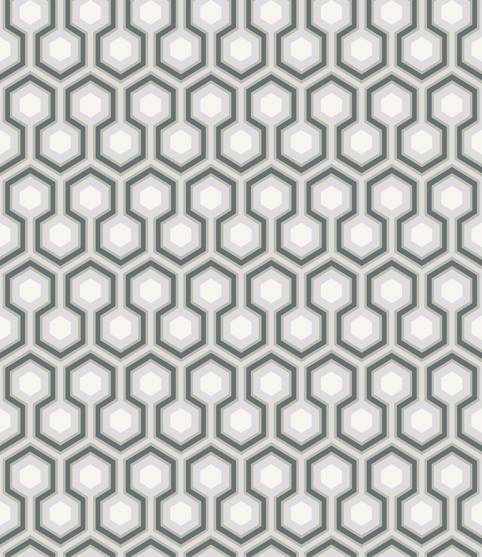 Ink & White on Heath Grey