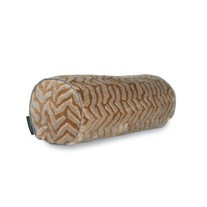 Casamance Silhouette Ocre beige 50x16 cm - Kissen mit Zebramuster