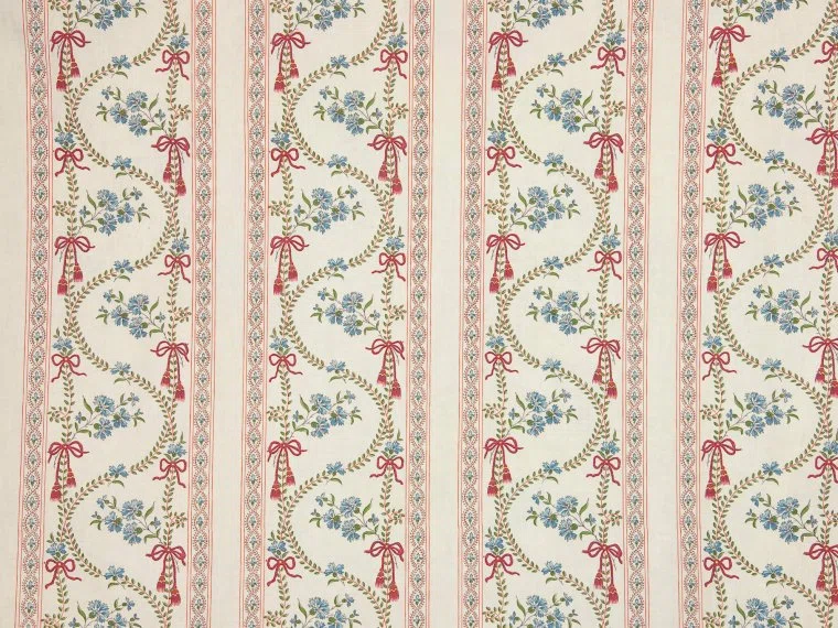 Braquenie Les bleuets - rayure 6 chemins 