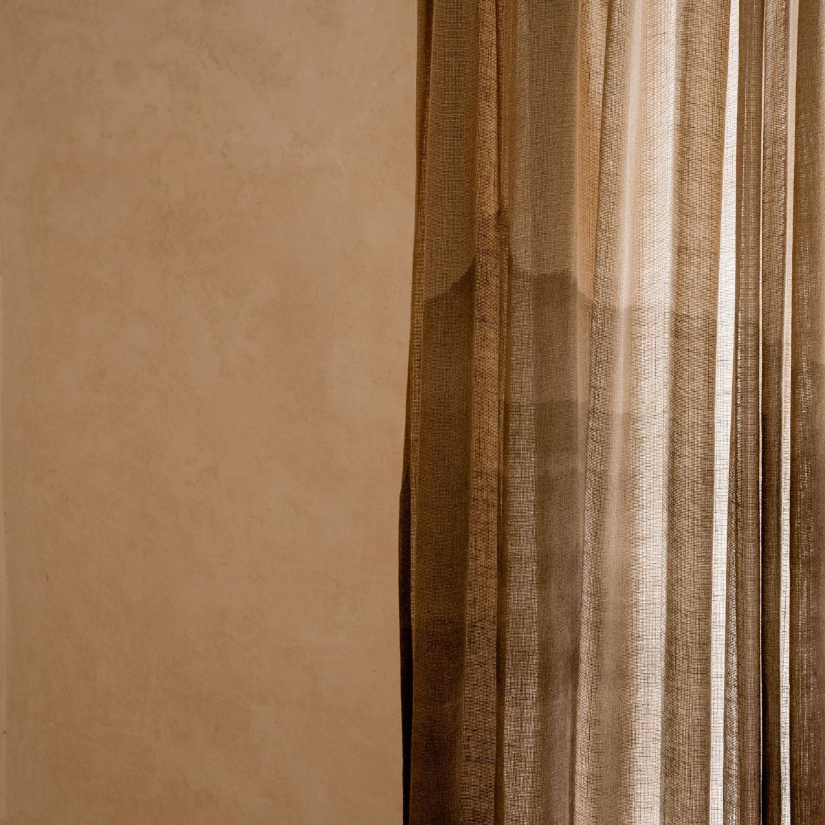 Alhambra Shi – Naturleinen mit abstraktem Muster