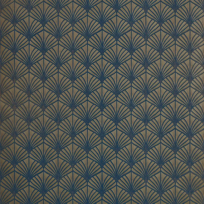 Bleu roi/doré