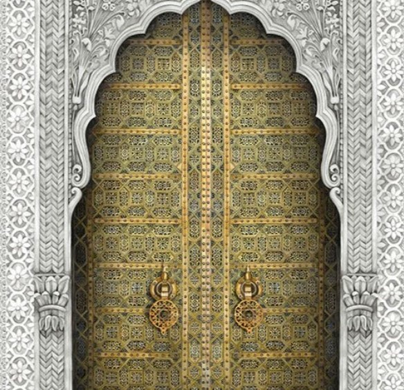 Metallic Gold, Soot & Snow