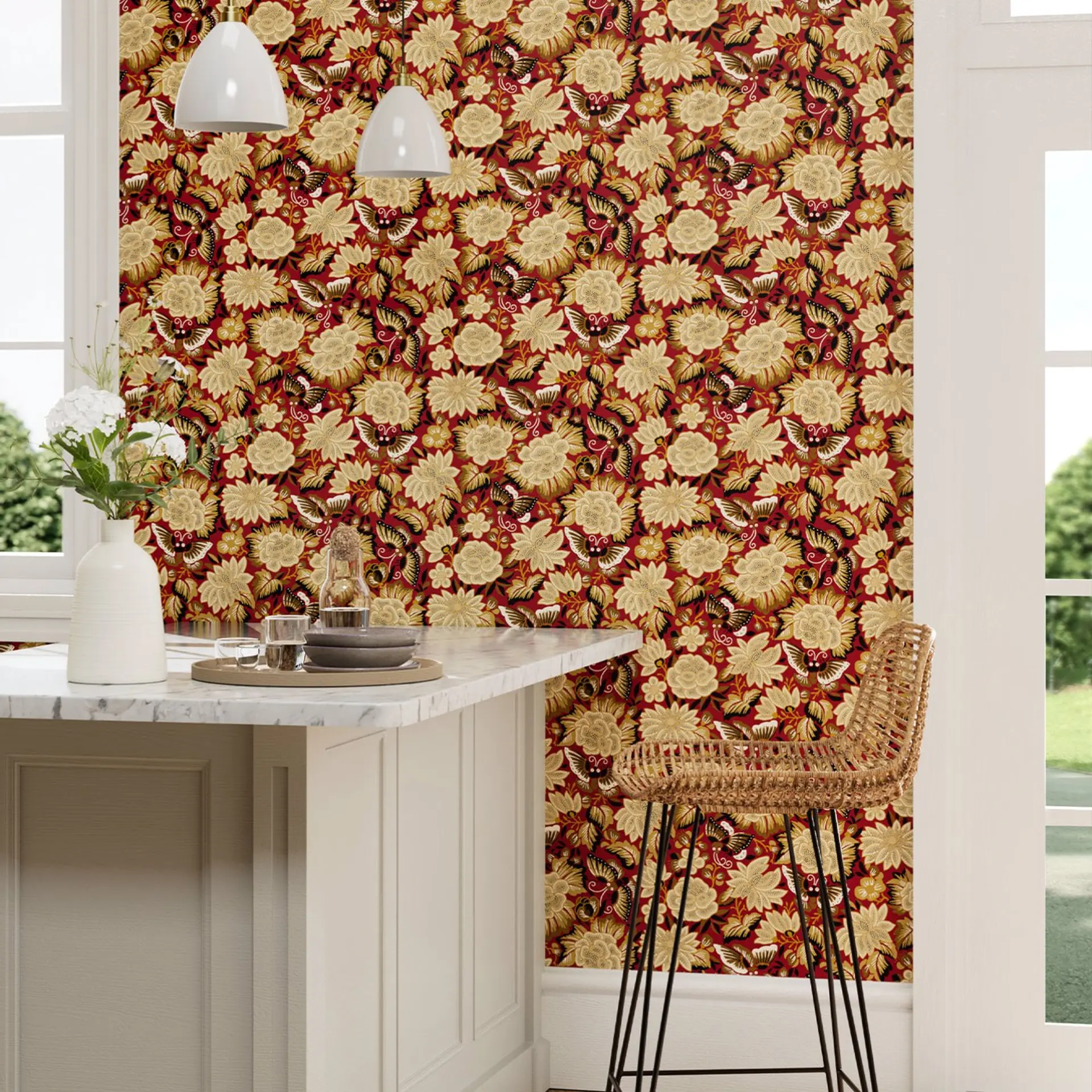 Sanderson Amara Butterfly Wallpaper