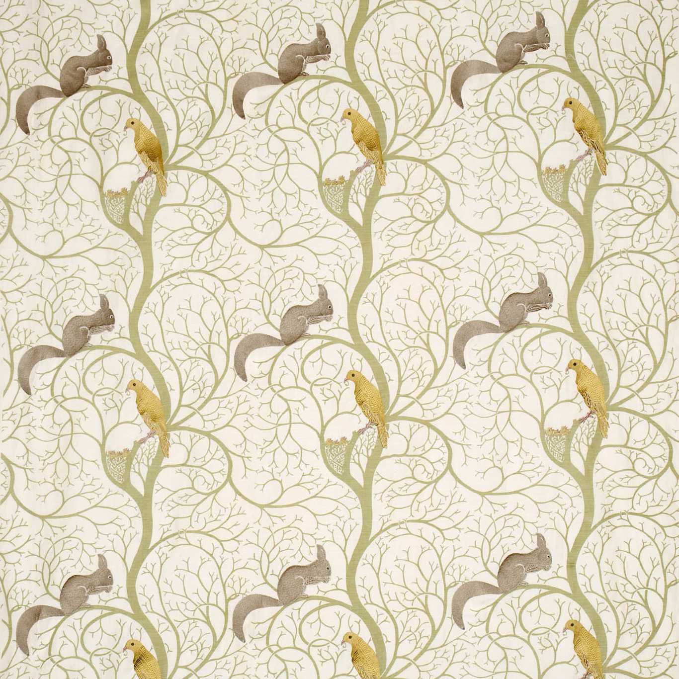 Sanderson Squirrel and Dove Embroidery