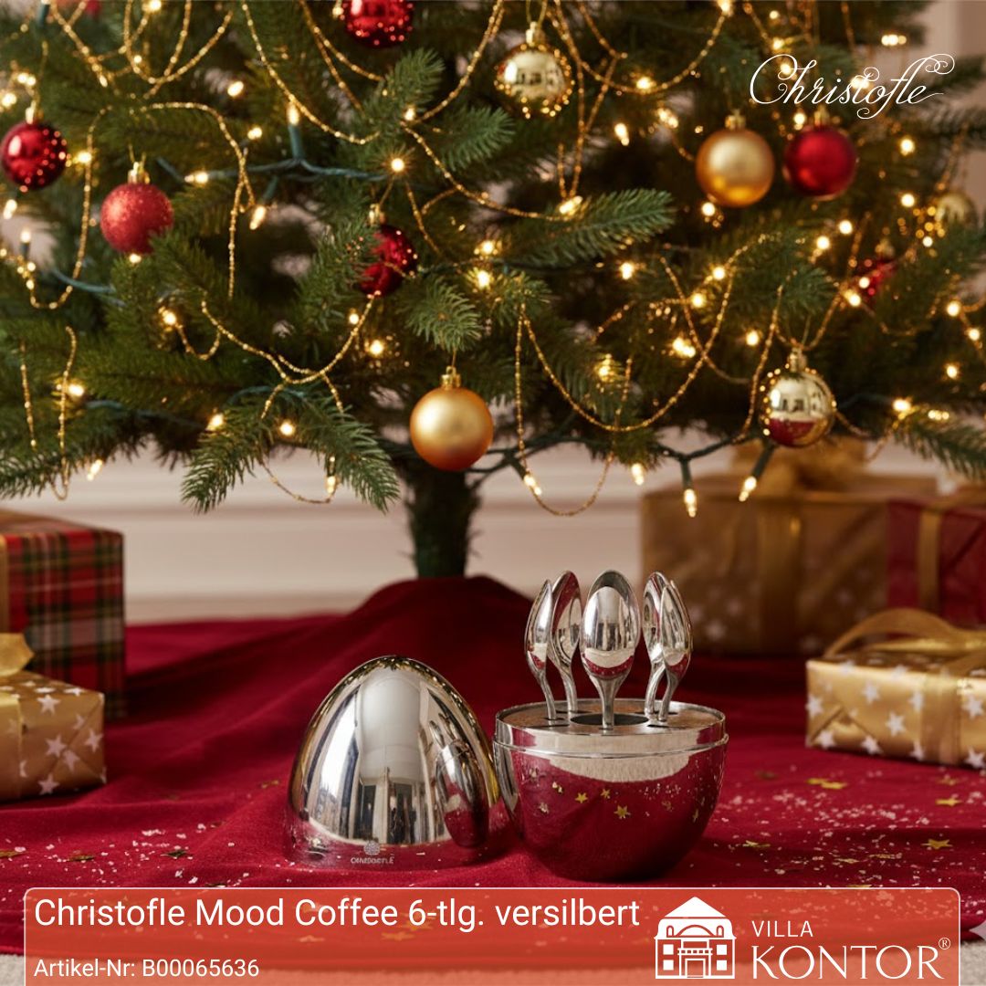Christofle Mood Coffee 6-teilig – versilberte Espressolöffel