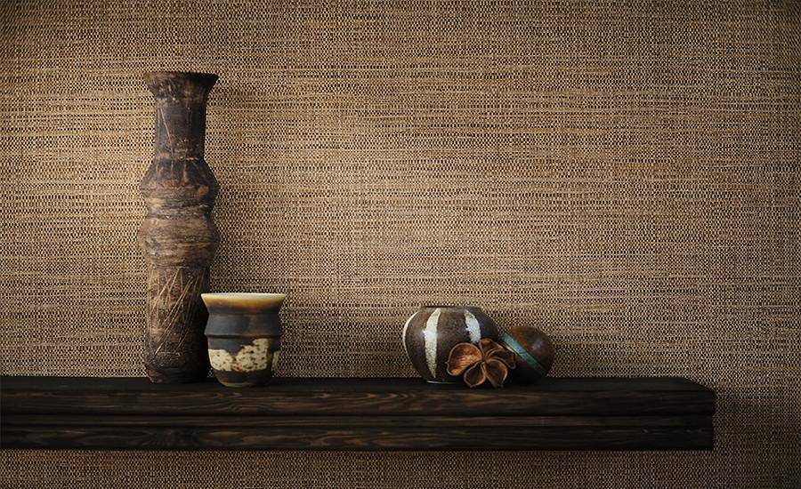 Romo Kousa Reed – Vinyl-Tapeten mit Stoffflecht-Struktur