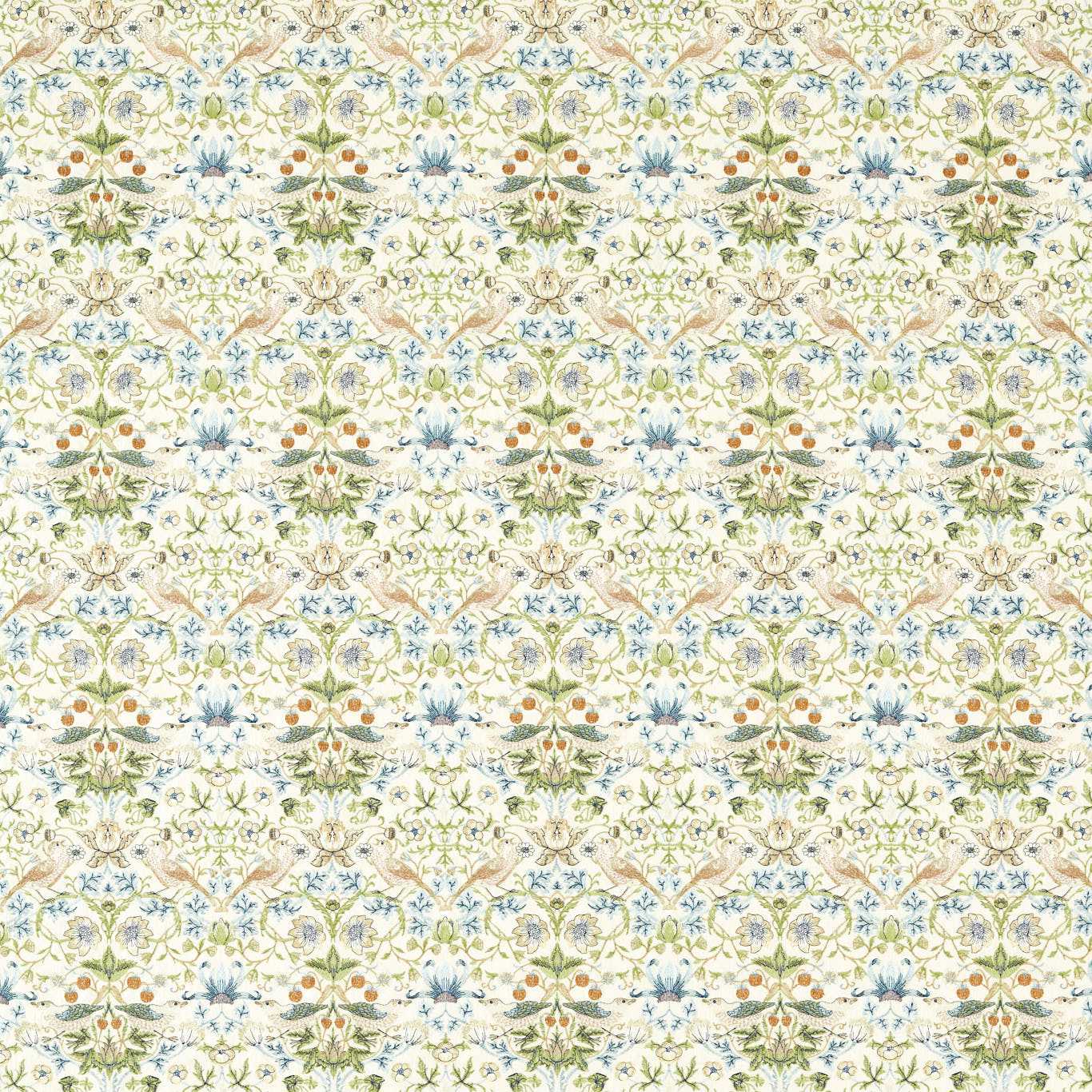 Clarke & Clarke Strawberry Thief Embroidery 