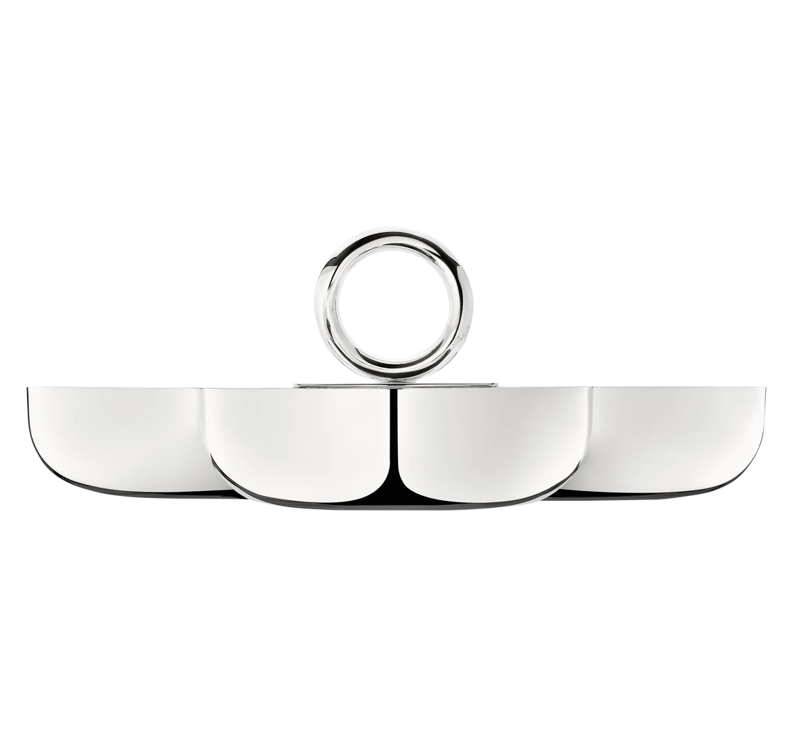 Christofle Vertigo 3-er Schale versilbert groß