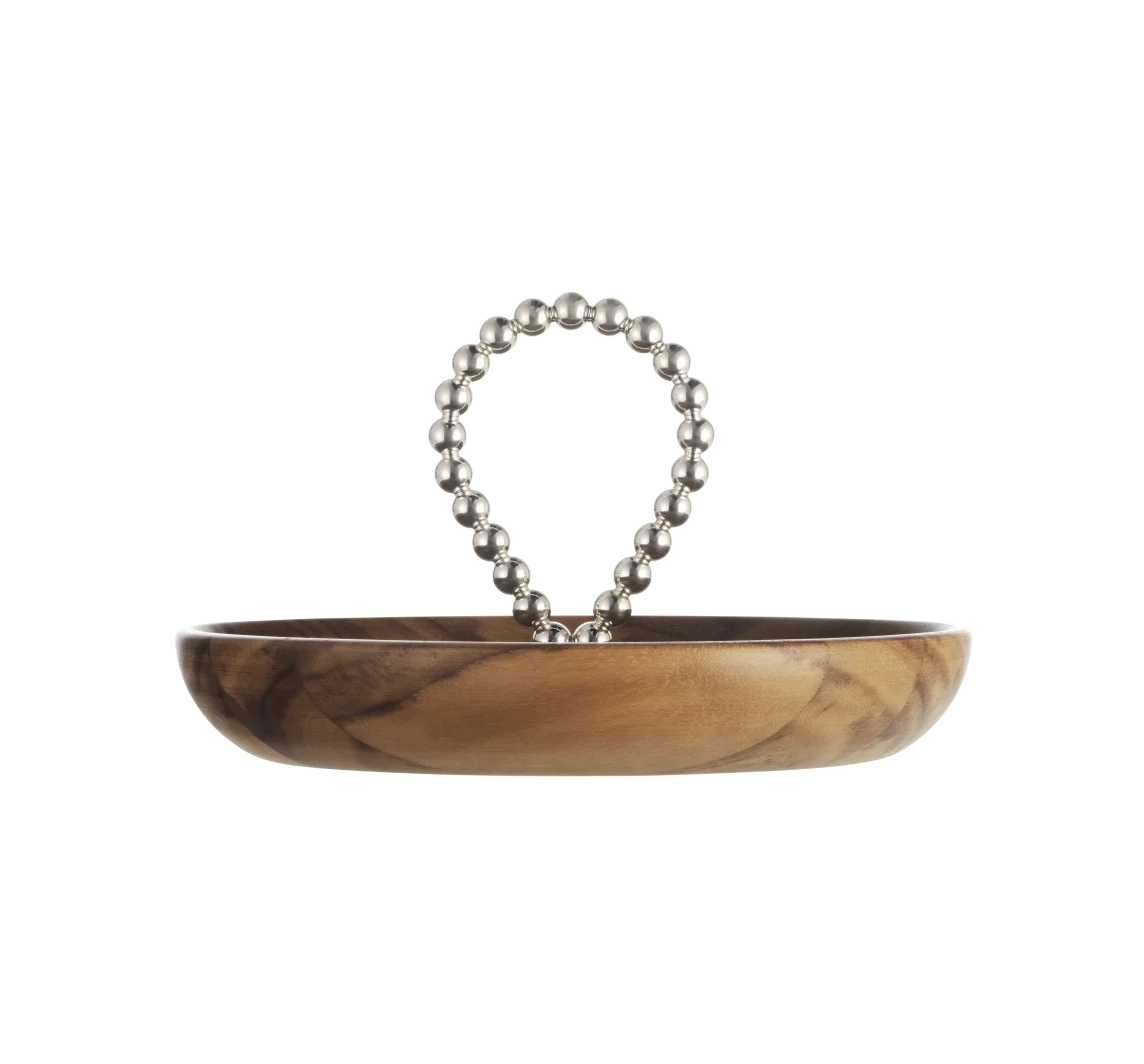 Christofle Perles Walnuss Schale versilbert 17cm